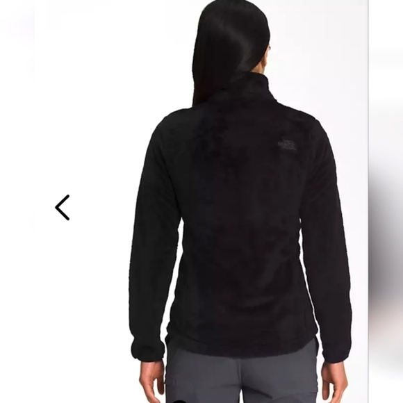 THE NORTH FACE Osito Jacket Full Zip Front Zip-up Pockets, Black- Small LIKE NEW - Picture 2 of 14